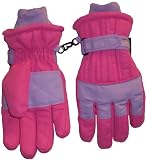 Girls Glove. 8-12yrs Colorblocked Thinsulate Waterproof N’ice Caps Tm
