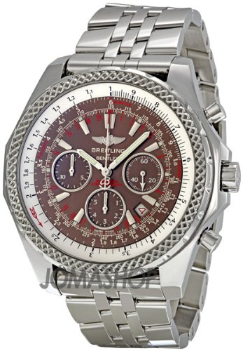 Breitling Watches:Breitling Bentley Motors Speed Bronze Dial Chronograph Mens Watch A2536212-Q565SS Images