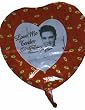 Elvis Presley 18" Love Me Tender Heart Shaped Mylar Balloon