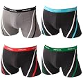 4er Pack Herren Retroshorts Boxershorts Pesail 250 mehrfarbig