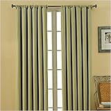 IMAGE OF Eclipse Theodore Thermaweave Blackout Curtain Panel, 52 by 95-Inch, Sage
