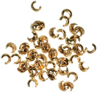 Crimp Cover 3mm USA Made Gold Filled Qty=48)