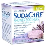 SudaCare Shower Soothers Vaporizing Shower Tablets, Lavender Mint, 3-Count Tablets (Pack of 2)