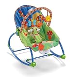 Fisher-Price Infant-To-Toddler Rocker Features Two Position Recline & Kickstand - Bug Friend