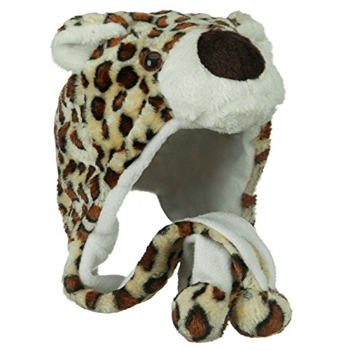 Fleece ML Animal Hat - Leopard W04S50F