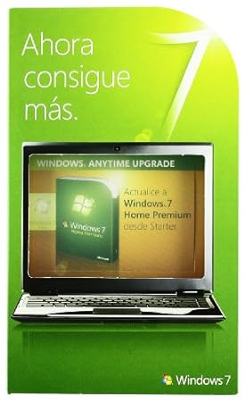 Microsoft Windows 7 Wau Windows Anytime Upgrade actualización de Starter a Premium
