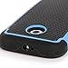 Moto E (1st Gen.) Case - E LV Motorola Moto E (1st Gen.) Case Cover Shock-Absorption / High Impact Resistant Hybrid Dual Layer Armor Defender Full Body Protective Case Cover for Moto E (1st Gen.) XT1021 / XT1022 / XT1025 with 1 Stylus and 1 E LV Microfiber Digital Cleaner (Blue)
