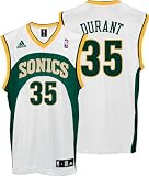 Kevin Durant Seattle Sonics White Replica Adidas NBA Jersey