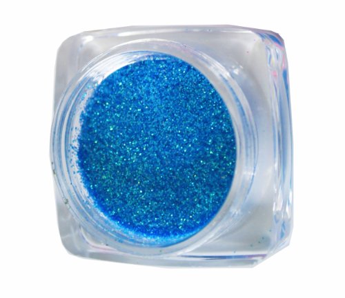 Blue Neon Glitter Tattoo
