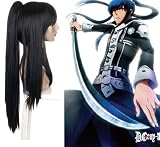 Cosplayland - D.Gray Man Yuu Kanda 85CM Ponytail Cosplay Per&uuml;cke
