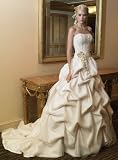 White Ivory Garden Bridal Dress Gown