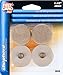 Shepherd Hardware 9935 1-1/2-Inch Felt Nail On Furniture Pads, 4-Pack,Beige