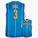 Chris Paul New Orleans Hornets #3 Road Replica Adidas NBA Basketball Jersey (Blue)
