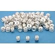 Rondelle Spacer Bali Bead Silver Plated 5mm Approx 100