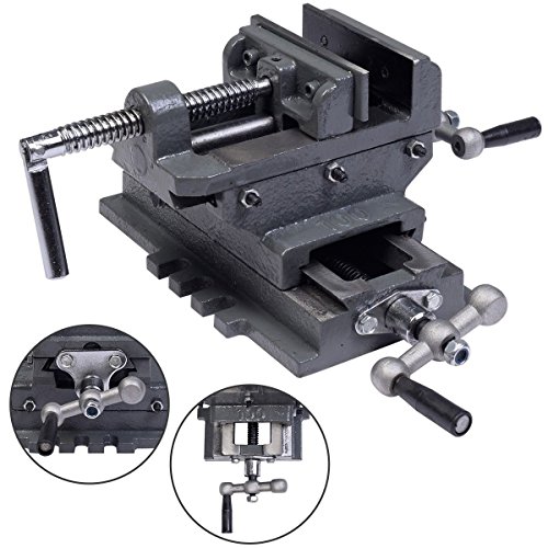 4 Cross Drill Press Vise X Y Clamp Machine Slide Metal Milling 2 Way HD