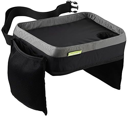 Kids Travel Play Tray BAG - Childrens Car Seat Buggy Pushchair Lap Tray and Carry Bag (Black/Grey) Color: Black/Grey Model: (Newborn, Child, Infant)