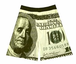 Big Ben Franklin Engraved Dollar Boxer Shorts for men