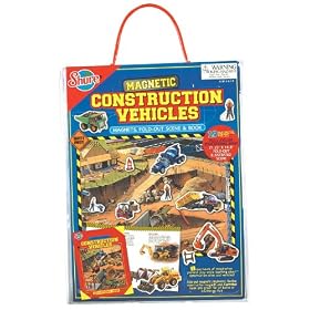 Shure Construction Vehicles Magnetic Playboard and Book