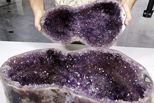 AAA+++ Quality Amethyst Geode Jewel Case