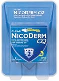 NicoDerm CQ STEP 2 - Smoking Cessation Aid Clear Patch - 21 Clear Nicotine Patches (3 Week Kit)