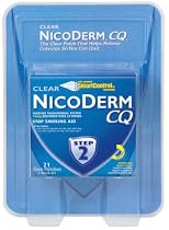 NicoDerm CQ STEP 2 - Smoking Cessation Aid Clear Patch - 21 Clear Nicotine Patches (3 Week Kit)