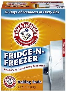 Arm & Hammer Fridge-N-Freezer Baking Soda, Odor Absorber 16 Oz (Pack of 6) 6 Lb Total