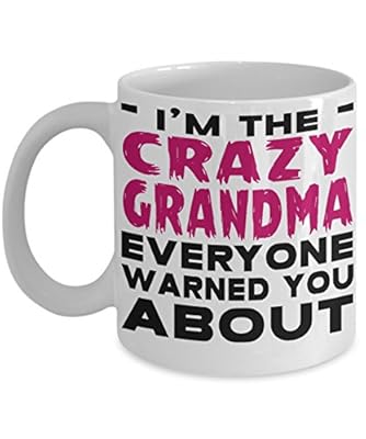 Great Grandma Mug ~ White Ceramic Coffee/Tea cup with quote I'm the Crazy Grandma Everyone Warned you about by MoreThings2Come,,gift for first time,gifts ideas from grandson/granddaughter,personalized