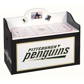 Guidecraft NHL Penguins Toy Box by Guidecraft