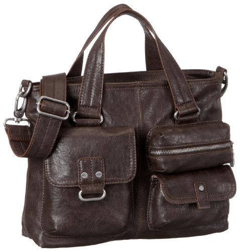 ESPRIT Amy A15023, Damen Umh&auml;ngetasche, braun, (choc.brown 250), 25X31X9