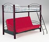 Twin /Full Futon Bunk bed - Jennifer - 2776