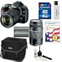 Nikon D90 Digital SLR Camera with 18-105mm AF-S DX VR Nikkor Lens [Outfit] + Nikon 70-300mm Lens + Transcend 16GB Memory Card + Willoughbys Bonus Kit