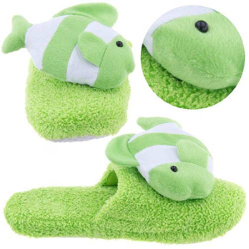Green Fish Slippers for Ladies