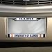 Illinois Fighting Illini Chrome Frame