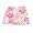Mulberribush - Girls Floral Knit Skort, Pink, Lime (Size 6X)