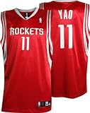 Yao Ming Red adidas NBA Authentic Houston Rockets Jersey