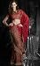 Ginger Burgundy Party Wear Sequined Embroidered Georgette Sari