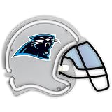 NFL Baltimore Carolina Panthers Neon Football Helmet