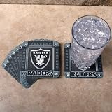 NFL Oakland Raiders 8-Pack Absorbent PaperKraft Coasters