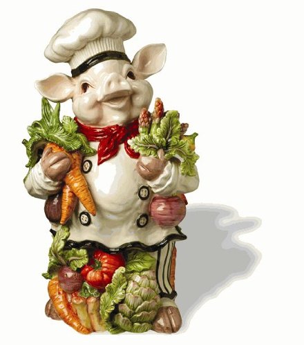Chef Pig Bistro Figurine by Kaldun and Bogle