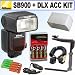 Nikon SB-900 AF Speedlight Flash + Deluxe Flash Bracket Accessory Kit