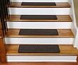 Washable Non-Skid Carpet Stair Treads - Cobbler Brown (13)