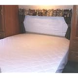Short Queen Mattress Pad Mattress Cover for Camper, RV, Travel Trailer Mattresses... by AB Lifestyles