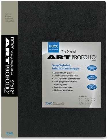 Itoya Art Profolio - 24 Pages - 9"x12"