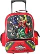 Disney Power Rangers Rolling Backpack - Full Size Power Rangers Wheeled Backpack -Top Rescue