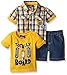 Baby Boys' Rock 3 Pc Short Set Plaid Board, Value Not Found, Value Not Found
