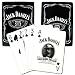 Jack Daniel's Label Poker Size Playing Cards, Single Deck