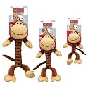 KONG BraidZ Dog Toy, Large, Monkey