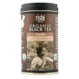 51ci%2Bp8AW5L. SL160  Rishi Tea Organic Vanilla Black, 2.7 Ounce Tins