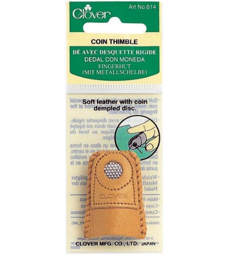 Clover Leather Coin Thimble