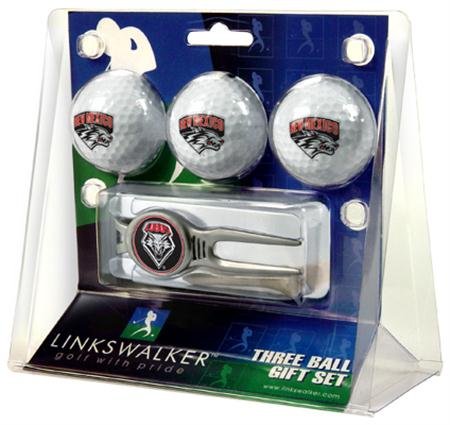 New Mexico Lobos Unm Ncaa Kool Tool 3 Golf Ball Gift Packs